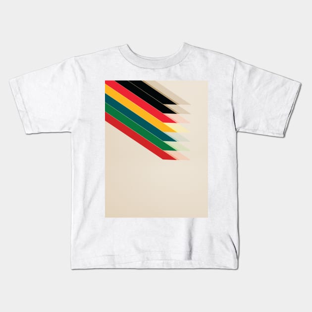 Line Color Kids T-Shirt by erwand21